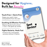Spot Saviour Pimple Patches | 24 Hydrocolloid Spot Patches – Fast & Hygienic, Dermatologically Tested (12mm)